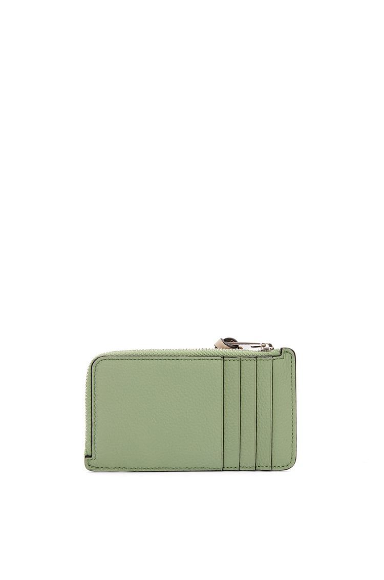 Coin cardholder in soft grained calfskin