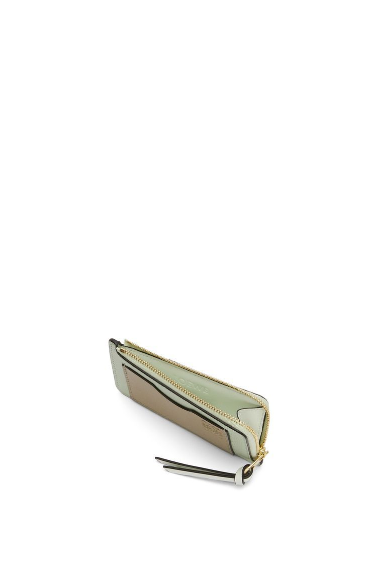 Coin cardholder in soft grained calfskin