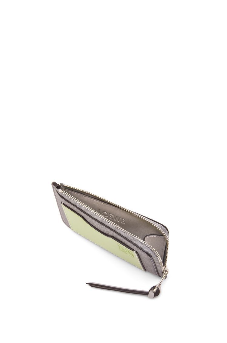 Coin cardholder in soft grained calfskin