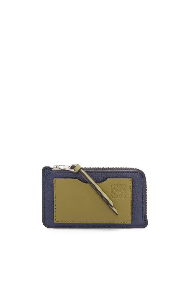 Coin cardholder in soft grained calfskin