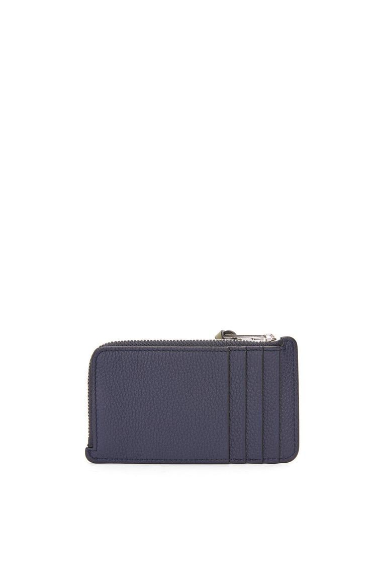 Coin cardholder in soft grained calfskin