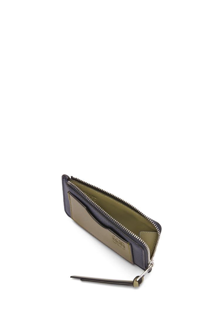 Coin cardholder in soft grained calfskin