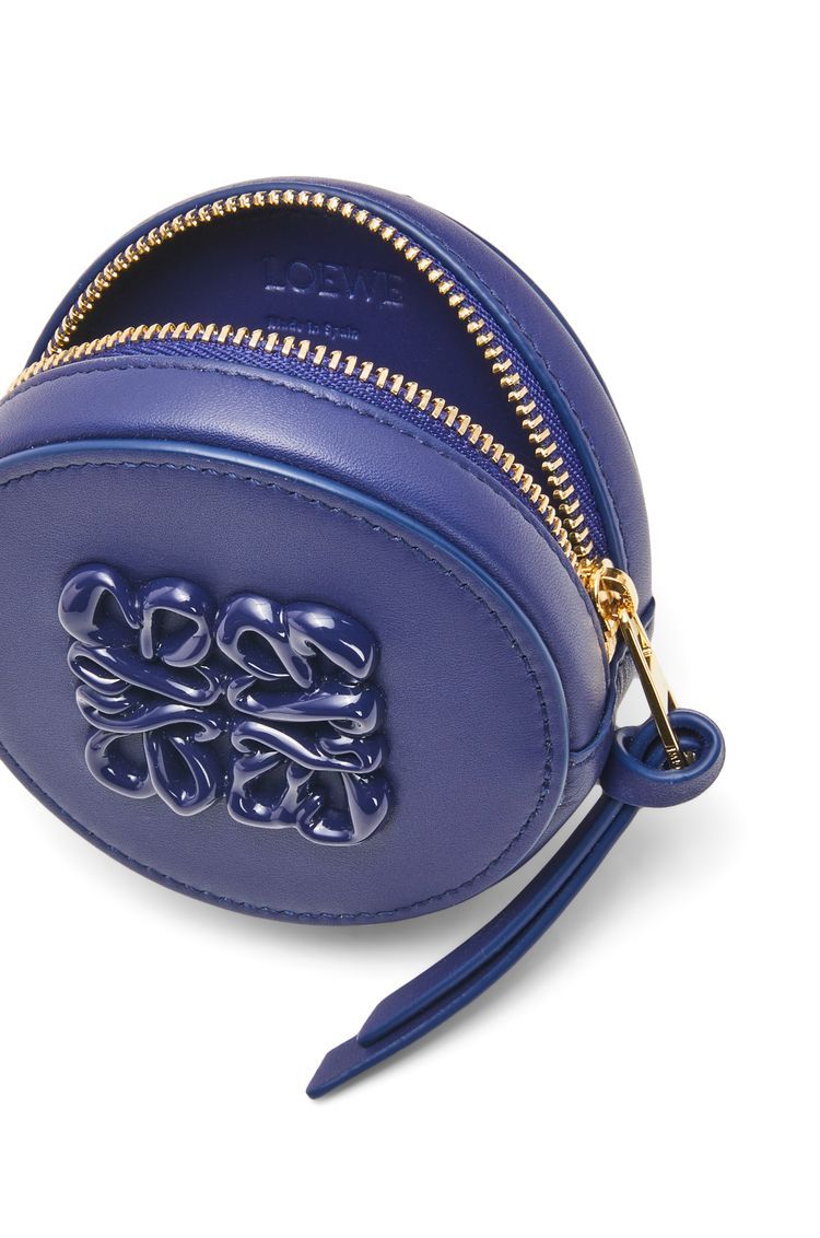 Inflated Anagram cookie charm in silk calfskin