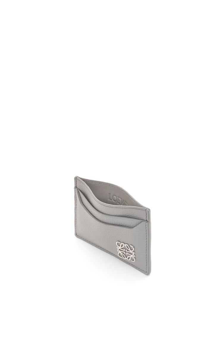 Anagram plain cardholder in pebble grain calfskin