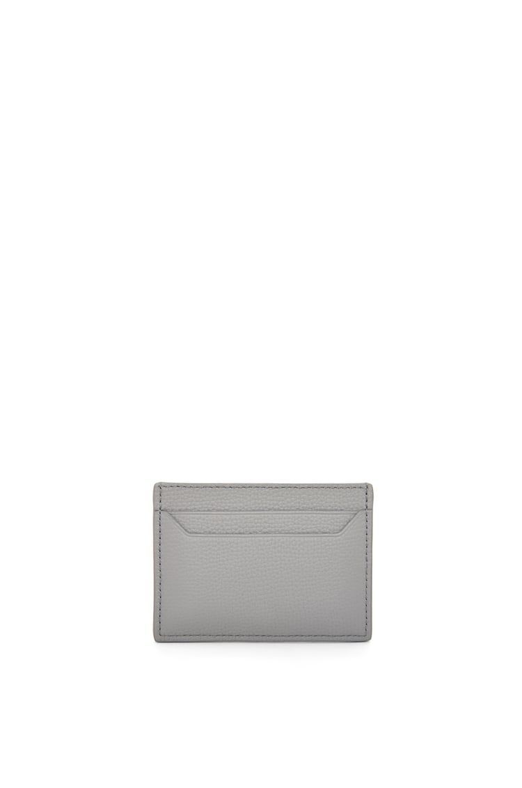 Anagram plain cardholder in pebble grain calfskin