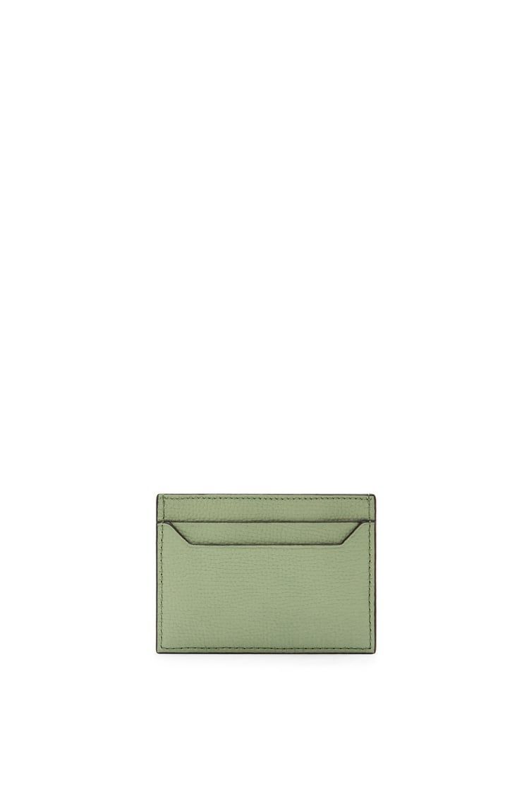 Anagram plain cardholder in pebble grain calfskin