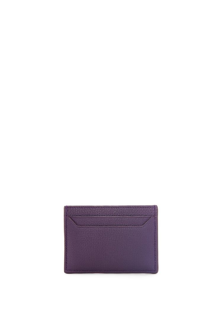 Anagram plain cardholder in pebble grain calfskin