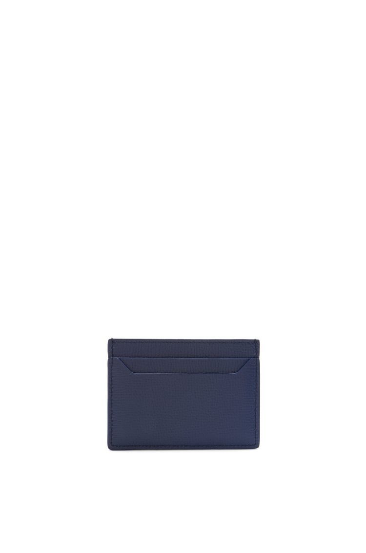 Anagram plain cardholder in pebble grain calfskin
