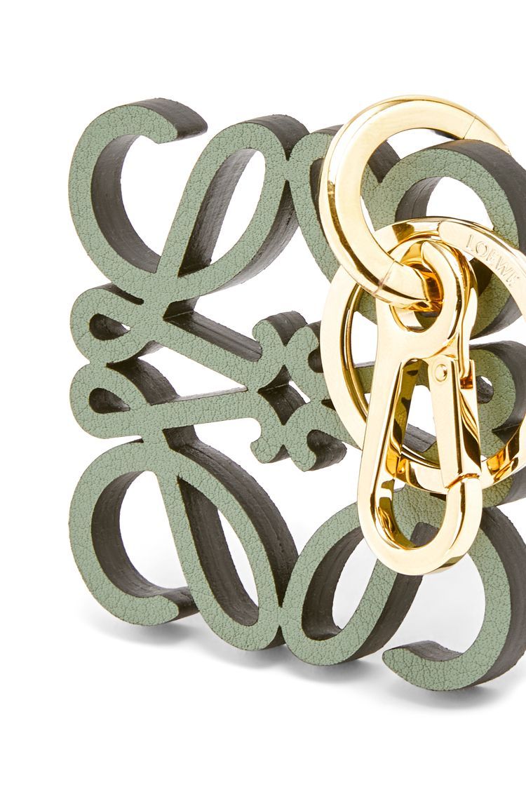 Anagram charm in calfskin