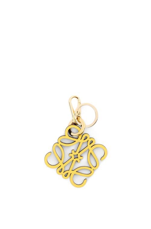 Anagram charm in calfskin