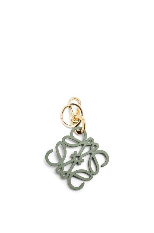 Anagram charm in calfskin