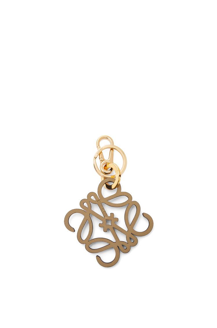 Anagram charm in calfskin
