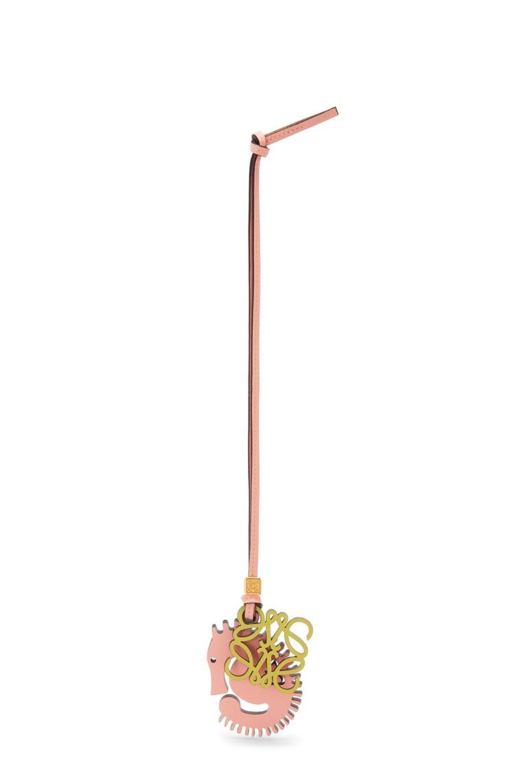 Seahorse charm in classic calfskin