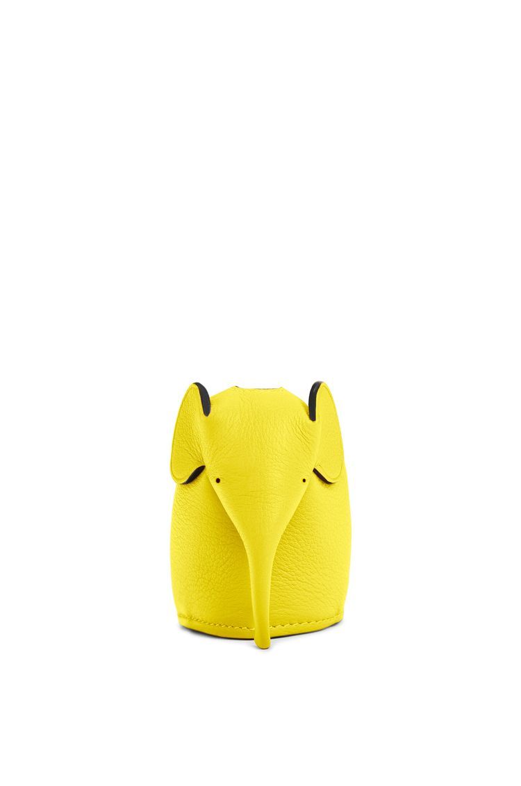 Elephant charm in classic calfskin