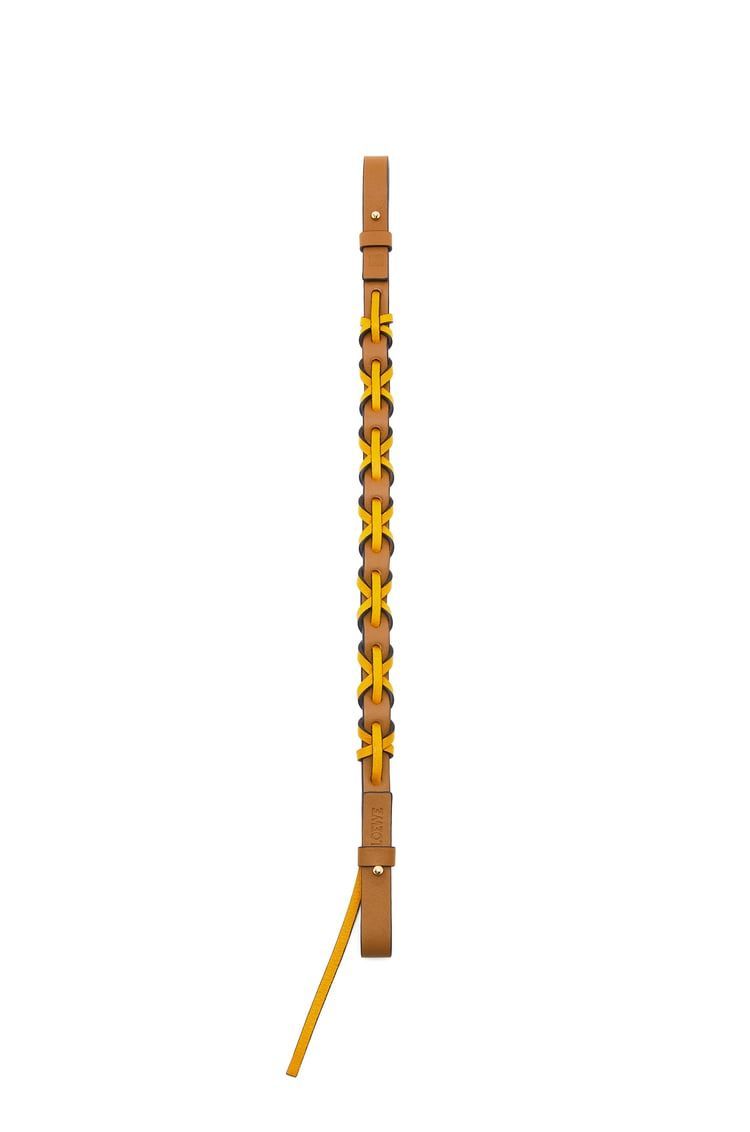 Braided strap in classic calfskin