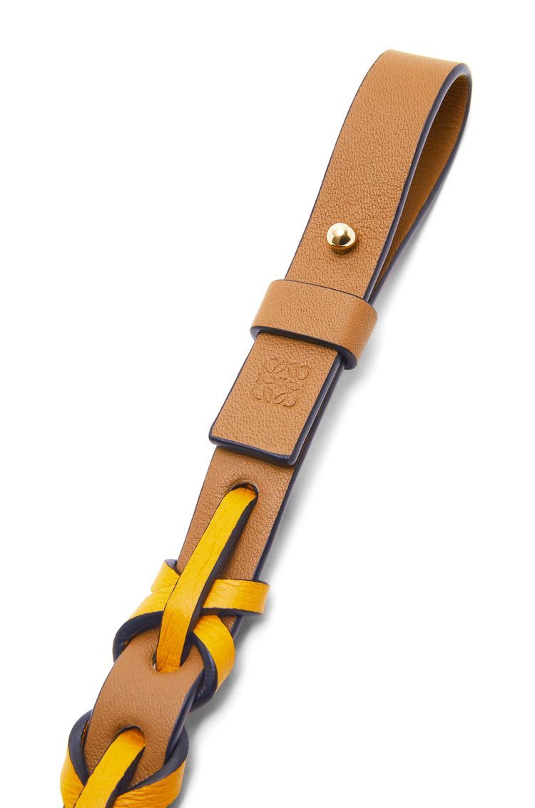 Braided strap in classic calfskin