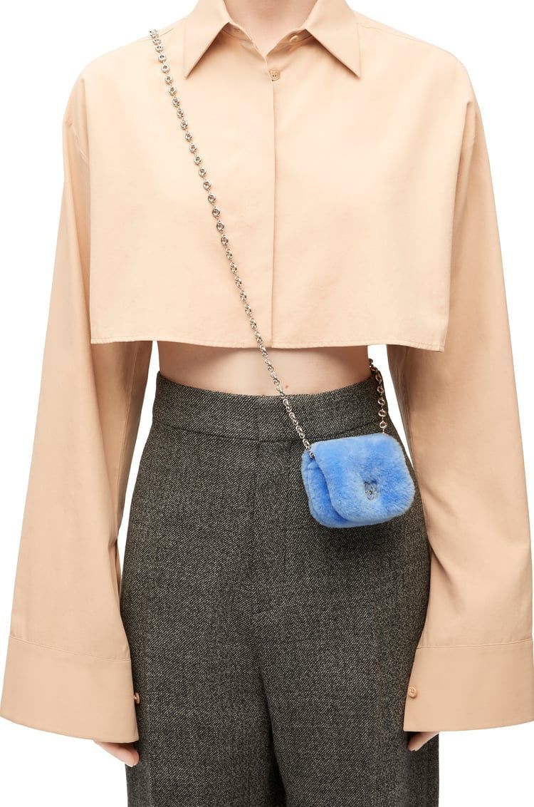 Puffer Goya case in shearling