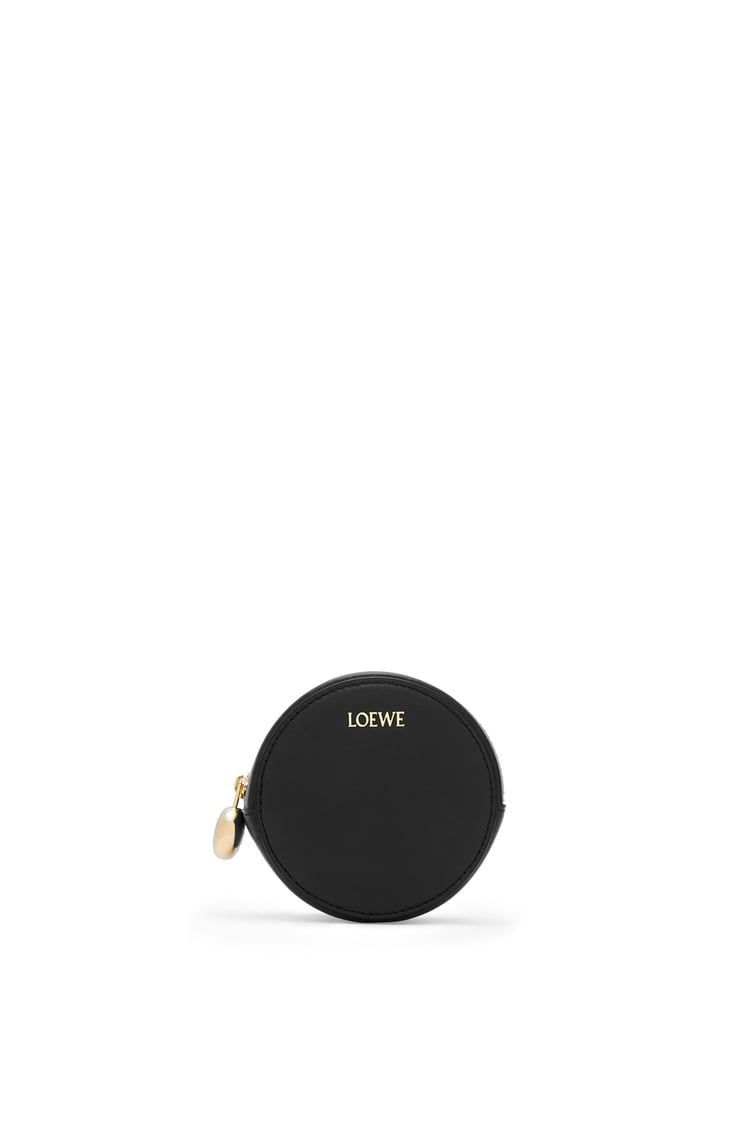 Pebble cookie key holder in shiny nappa calfskin