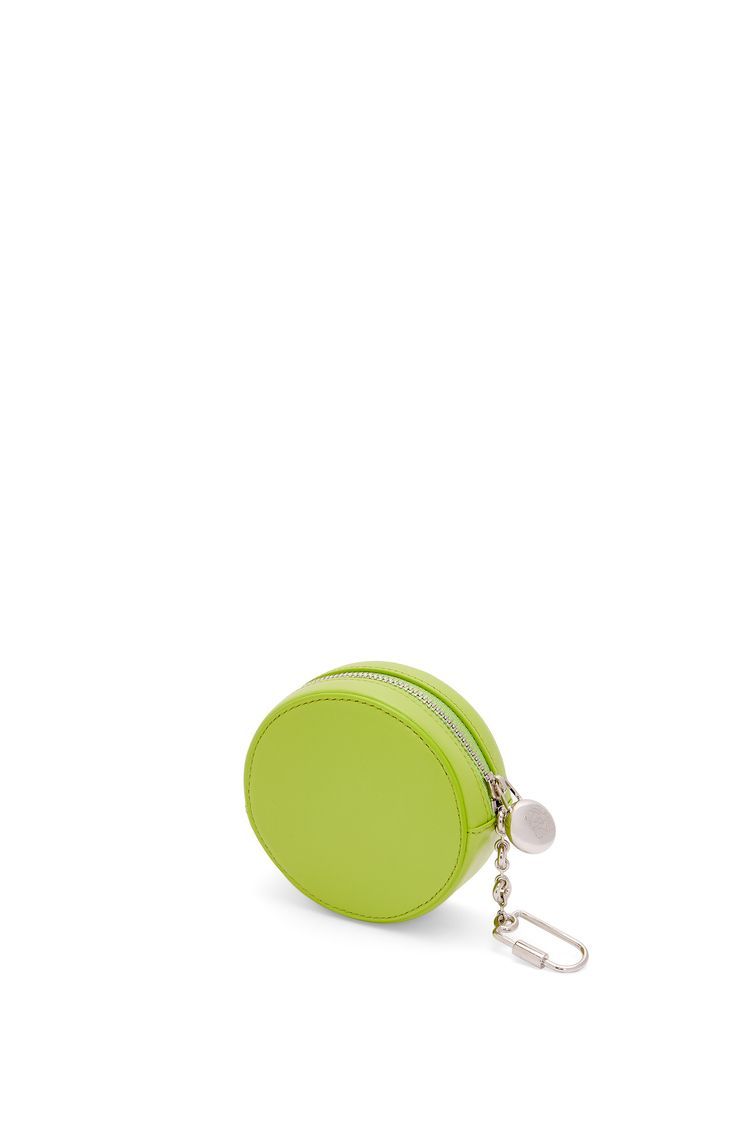 Pebble cookie key holder in shiny nappa calfskin