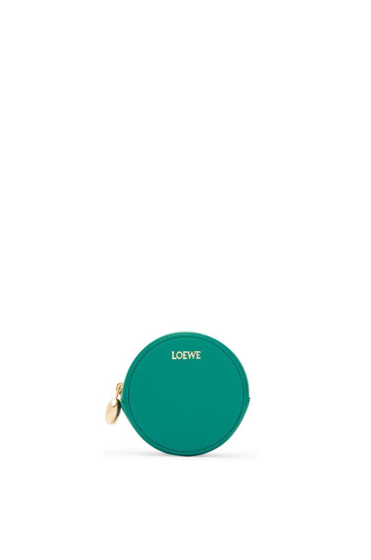 Pebble cookie key holder in shiny nappa calfskin