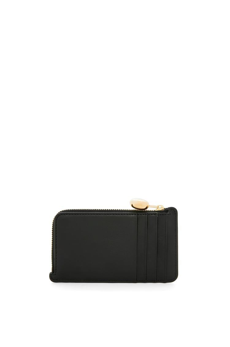 Pebble coin cardholder in shiny nappa calfskin