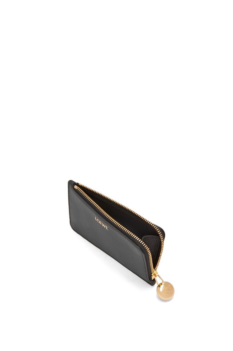 Pebble coin cardholder in shiny nappa calfskin
