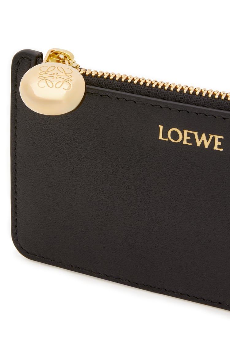 Pebble coin cardholder in shiny nappa calfskin