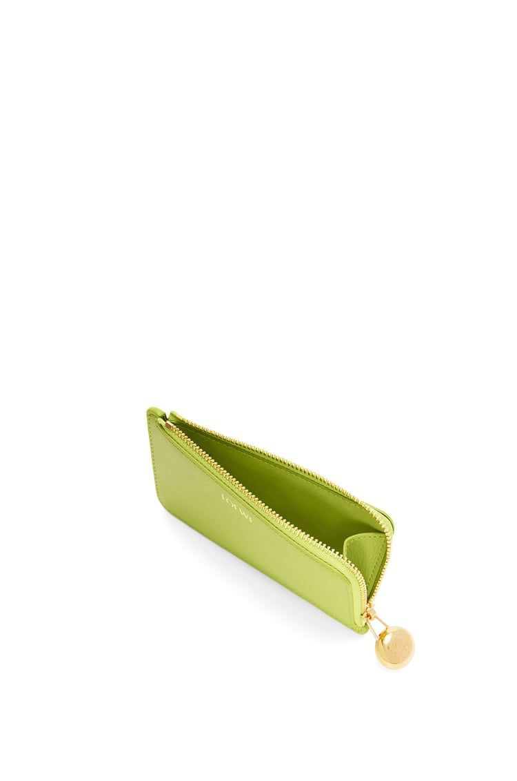 Pebble coin cardholder in shiny nappa calfskin