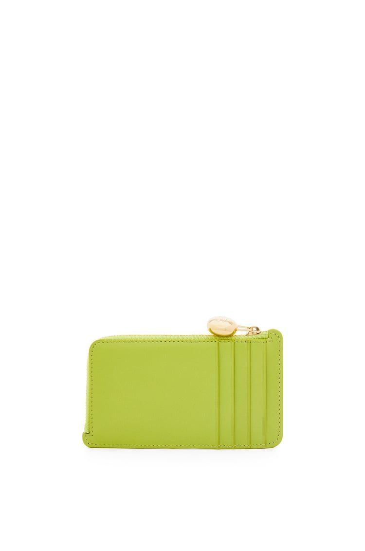 Pebble coin cardholder in shiny nappa calfskin