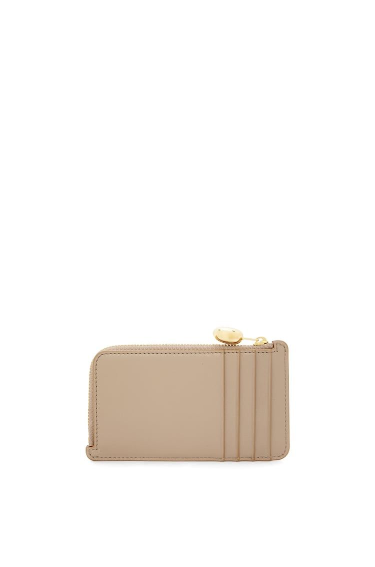 Pebble coin cardholder in shiny nappa calfskin