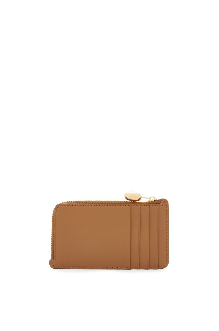 Pebble coin cardholder in shiny nappa calfskin