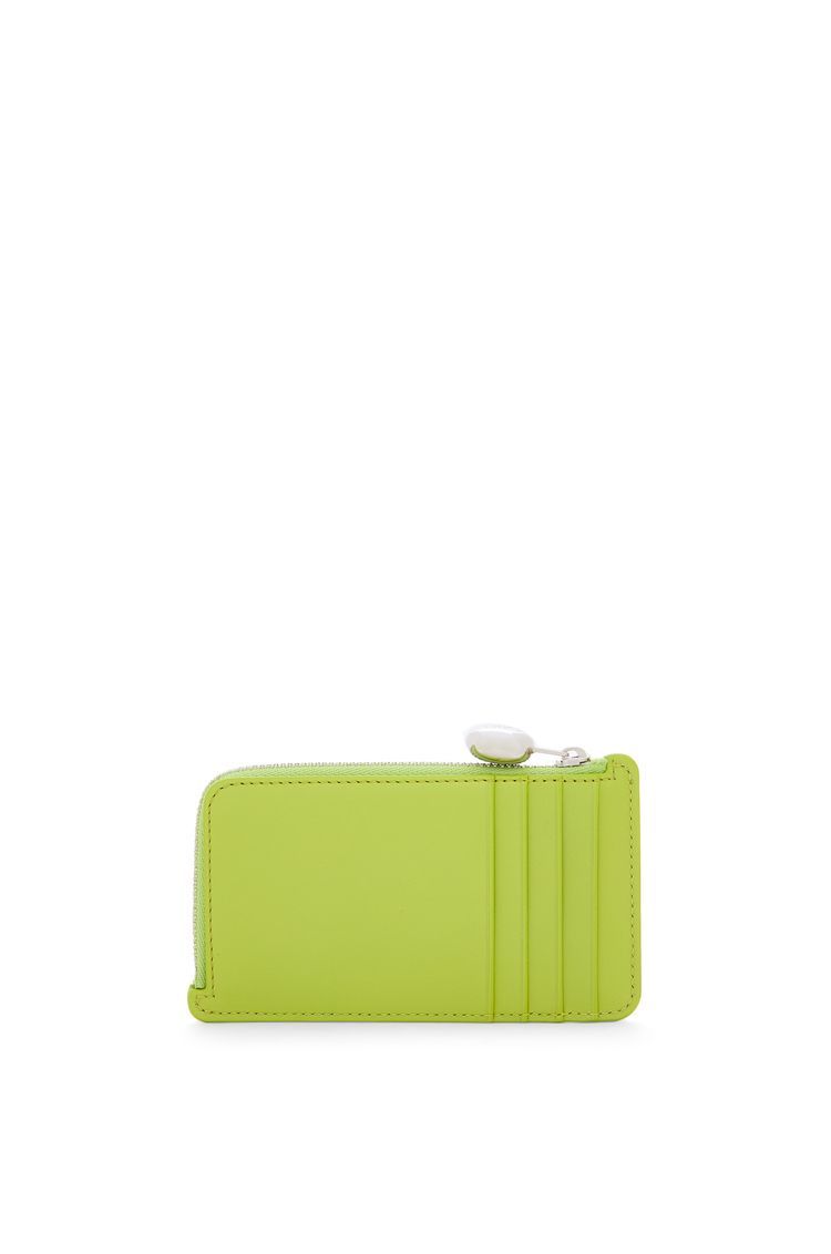 Pebble coin cardholder in shiny nappa calfskin