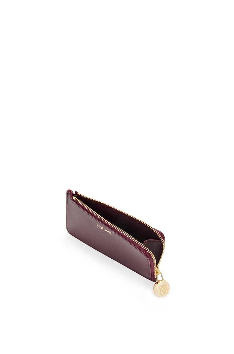 Pebble coin cardholder in shiny nappa calfskin