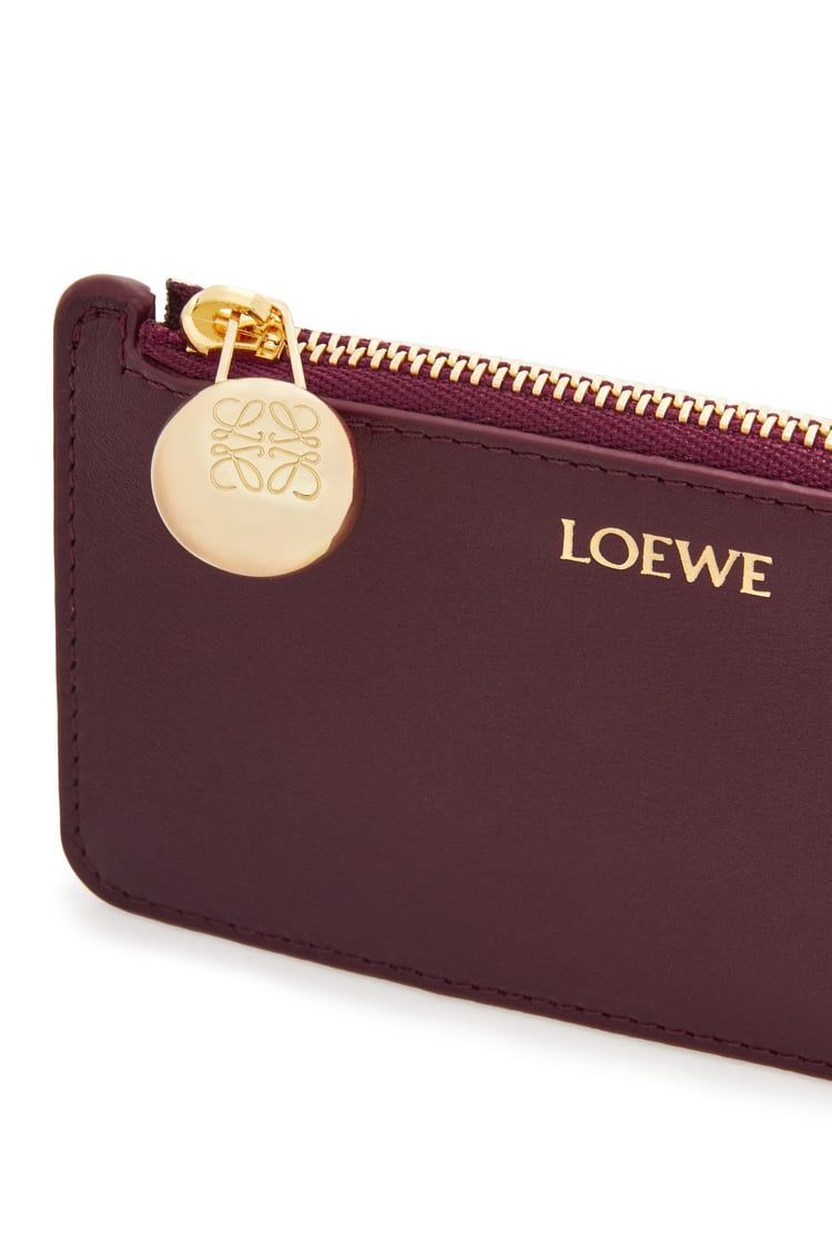Pebble coin cardholder in shiny nappa calfskin