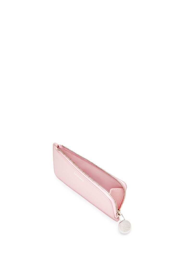 Pebble coin cardholder in shiny nappa calfskin