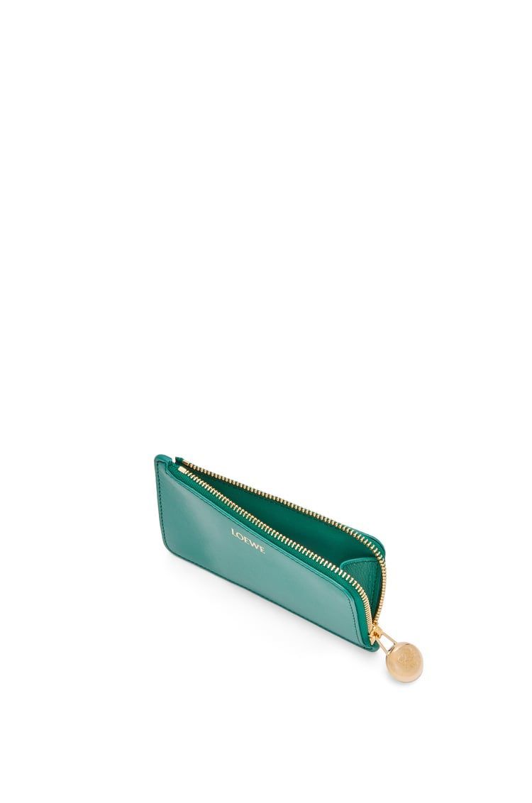 Pebble coin cardholder in shiny nappa calfskin