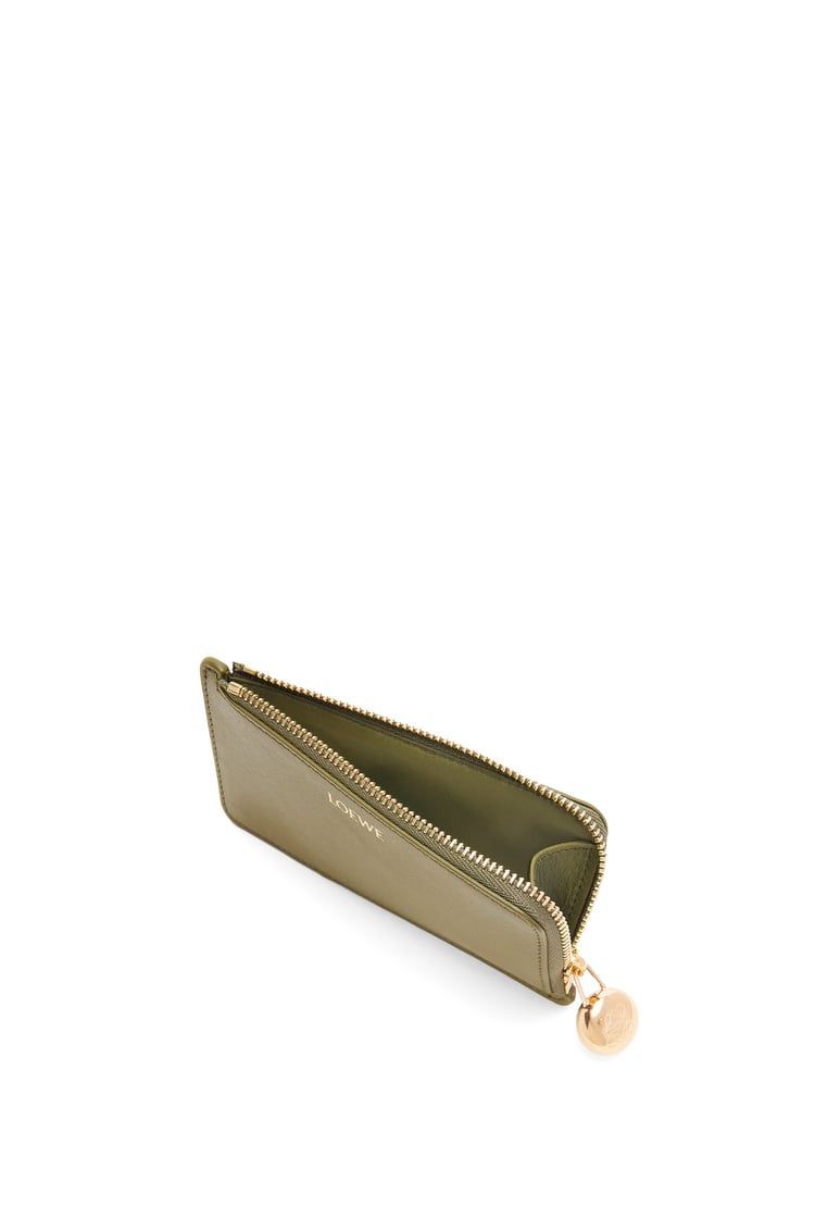 Pebble coin cardholder in shiny nappa calfskin