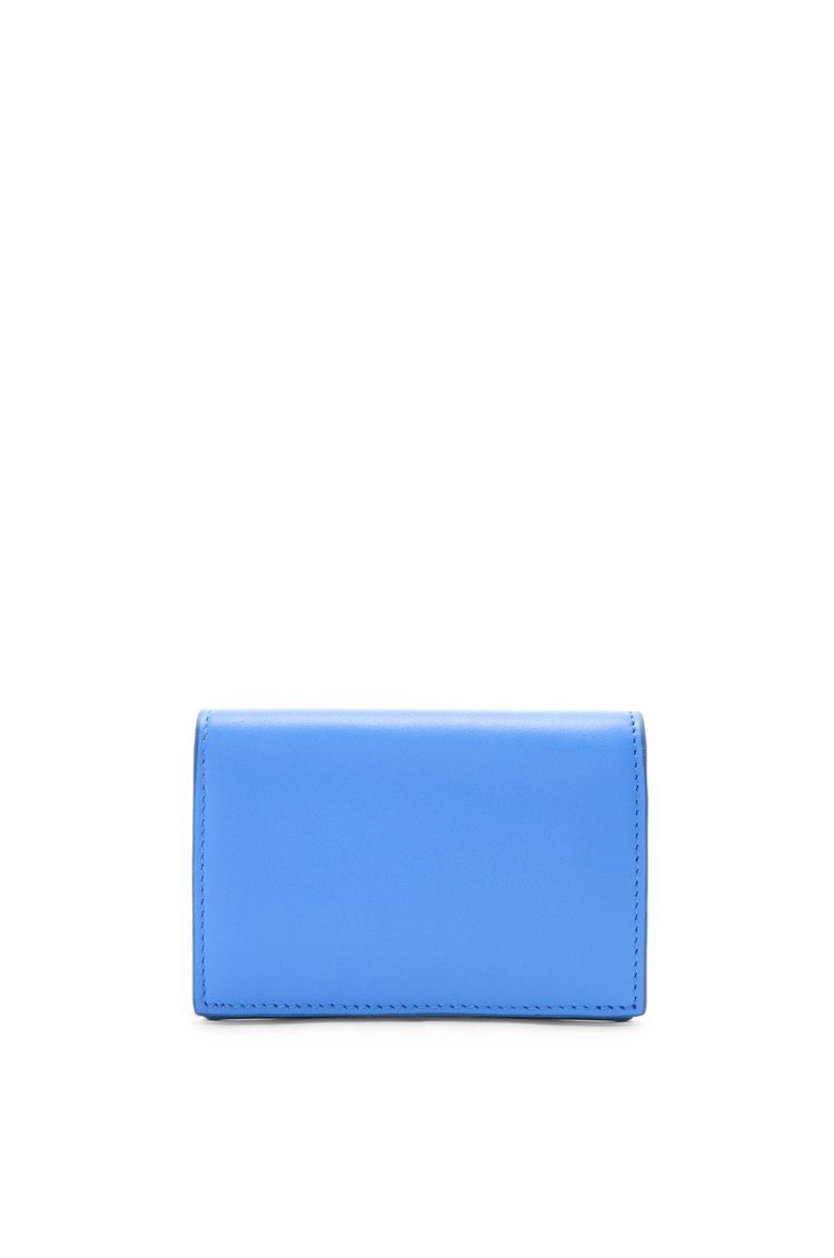 Folded wallet in shiny nappa calfskin