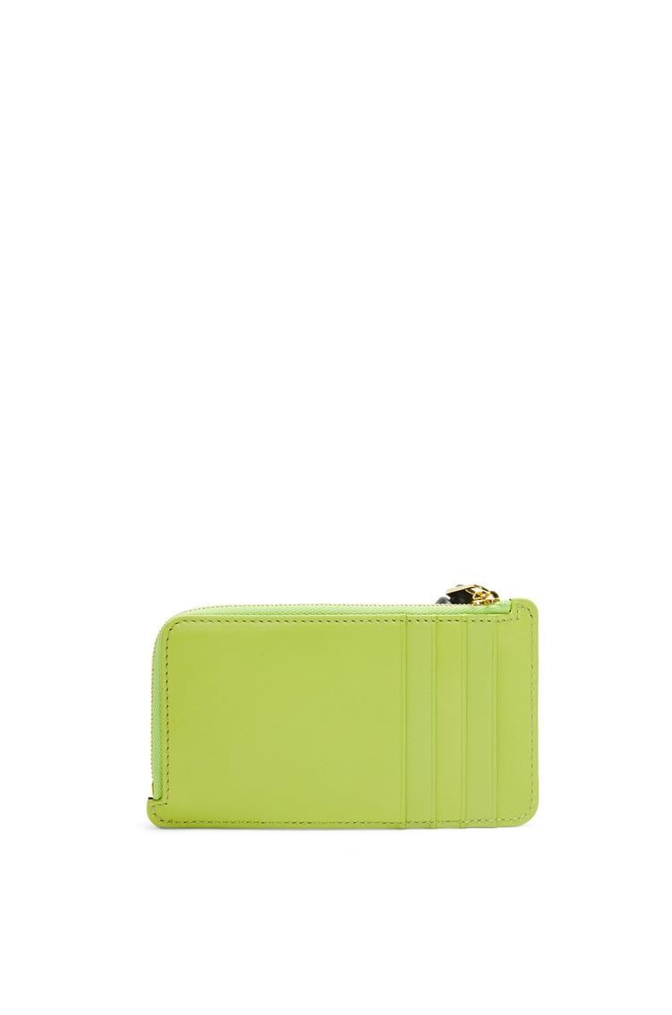 Knot coin cardholder in shiny nappa calfskin