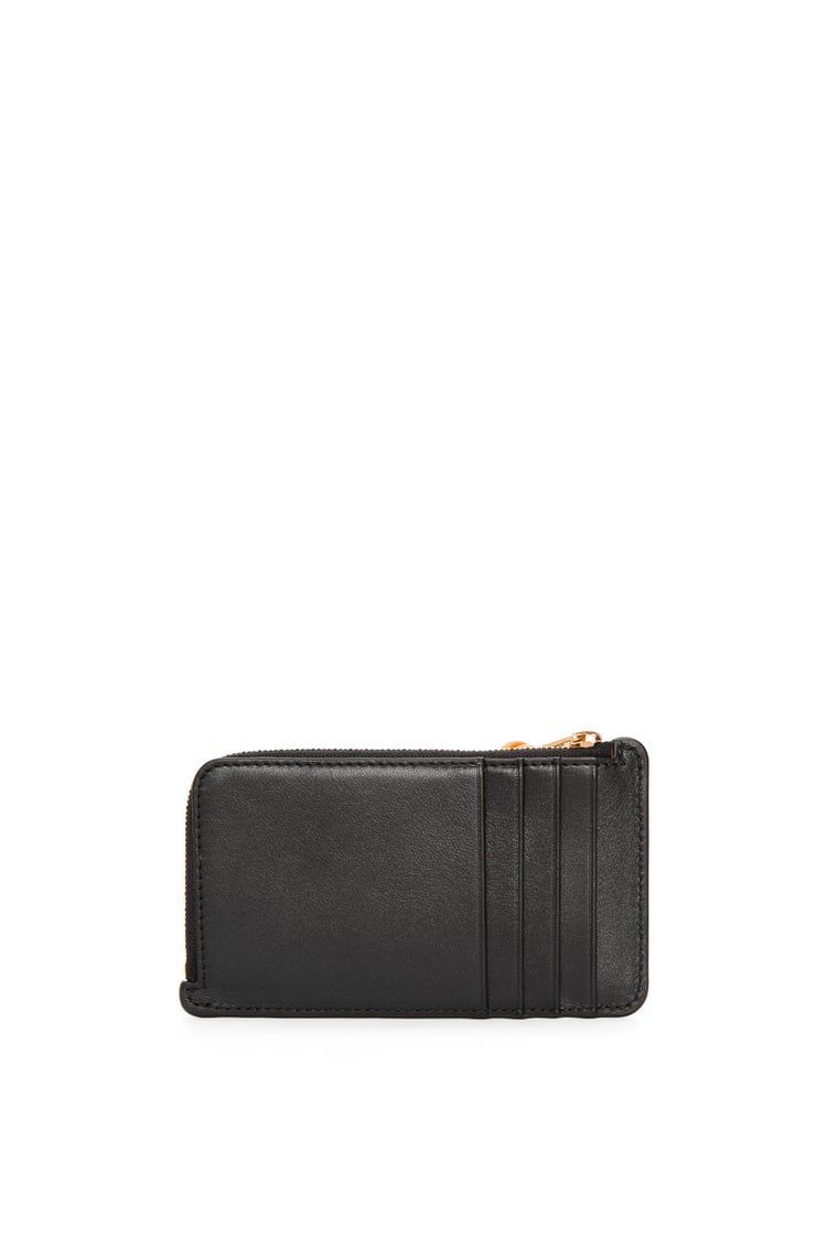 Knot coin cardholder in shiny nappa calfskin