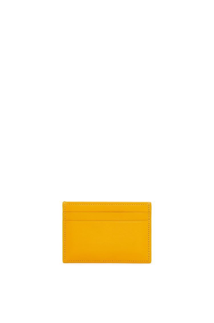 Embossed LOEWE plain cardholder in shiny nappa calfskin