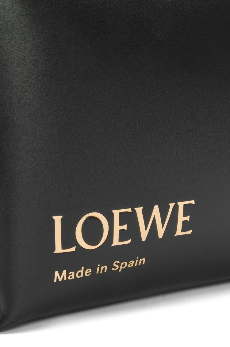Embossed LOEWE T Pouch in shiny nappa calfskin