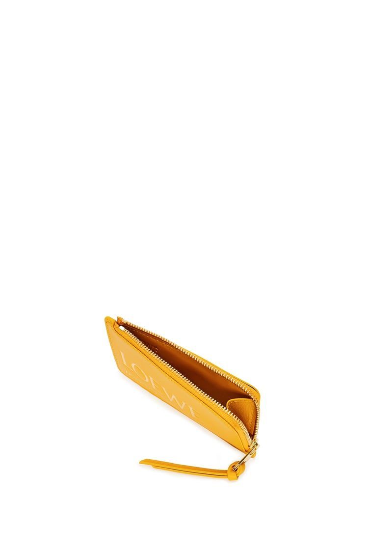 Embossed LOEWE coin cardholder in shiny nappa calfskin