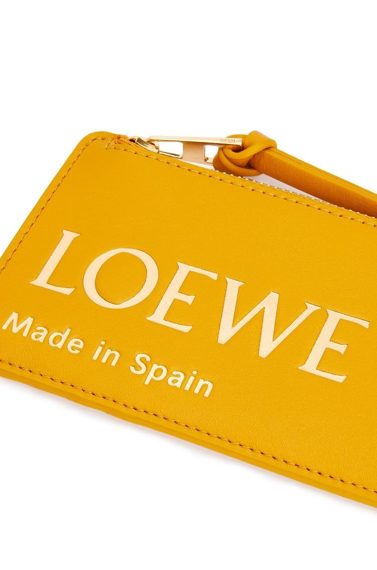 Embossed LOEWE coin cardholder in shiny nappa calfskin