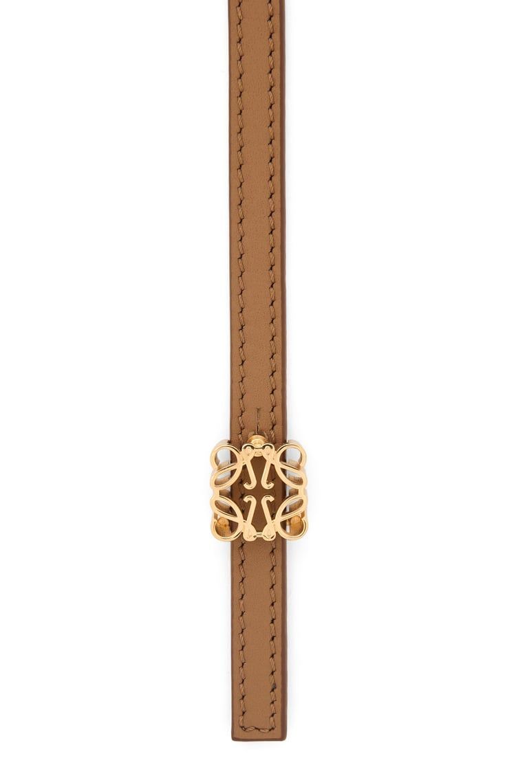 Reversible Anagram cube belt in smooth calfskin