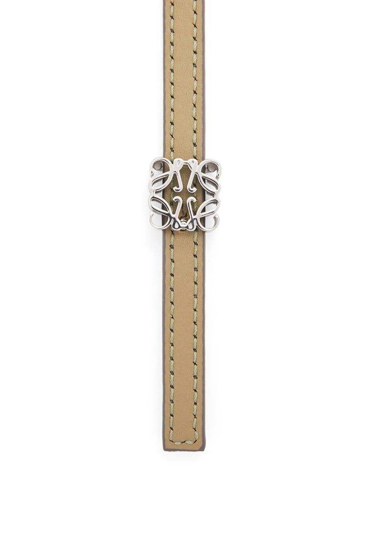 Reversible Anagram cube belt in smooth calfskin