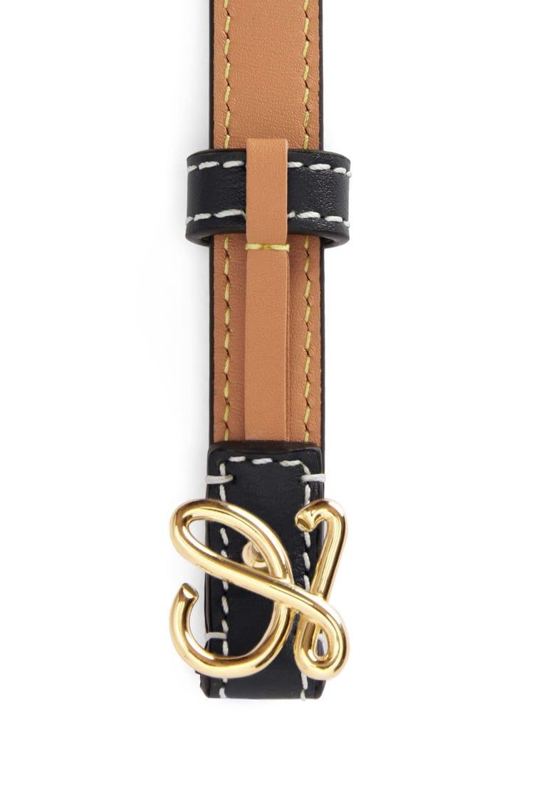 Belt in smooth calfskin