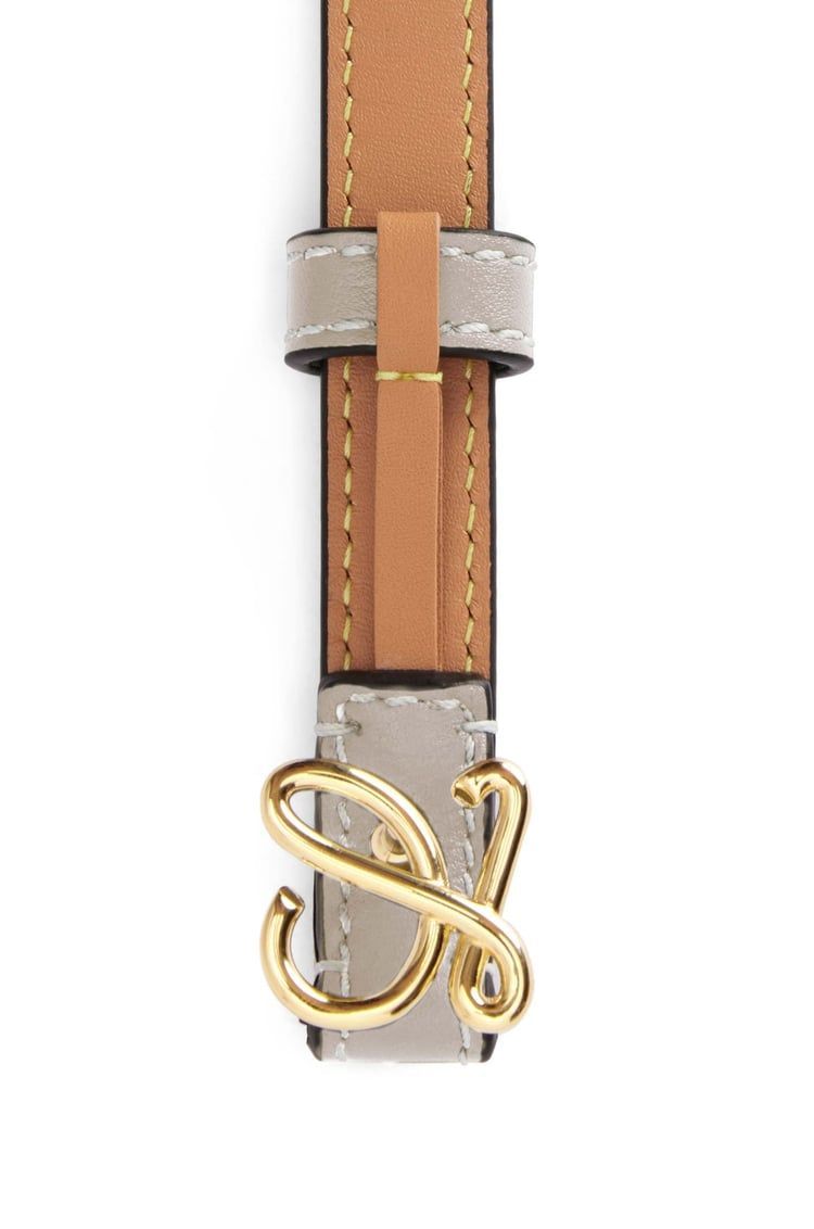 Belt in smooth calfskin
