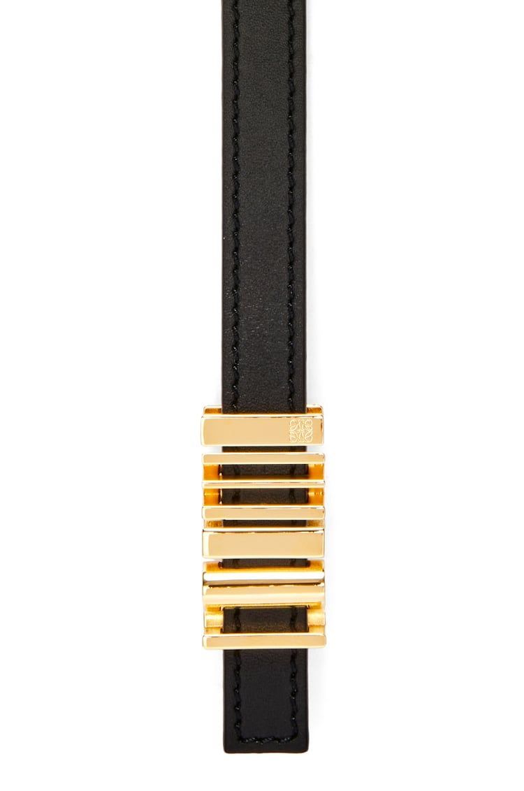 LOEWE graphic belt in classic calfskin