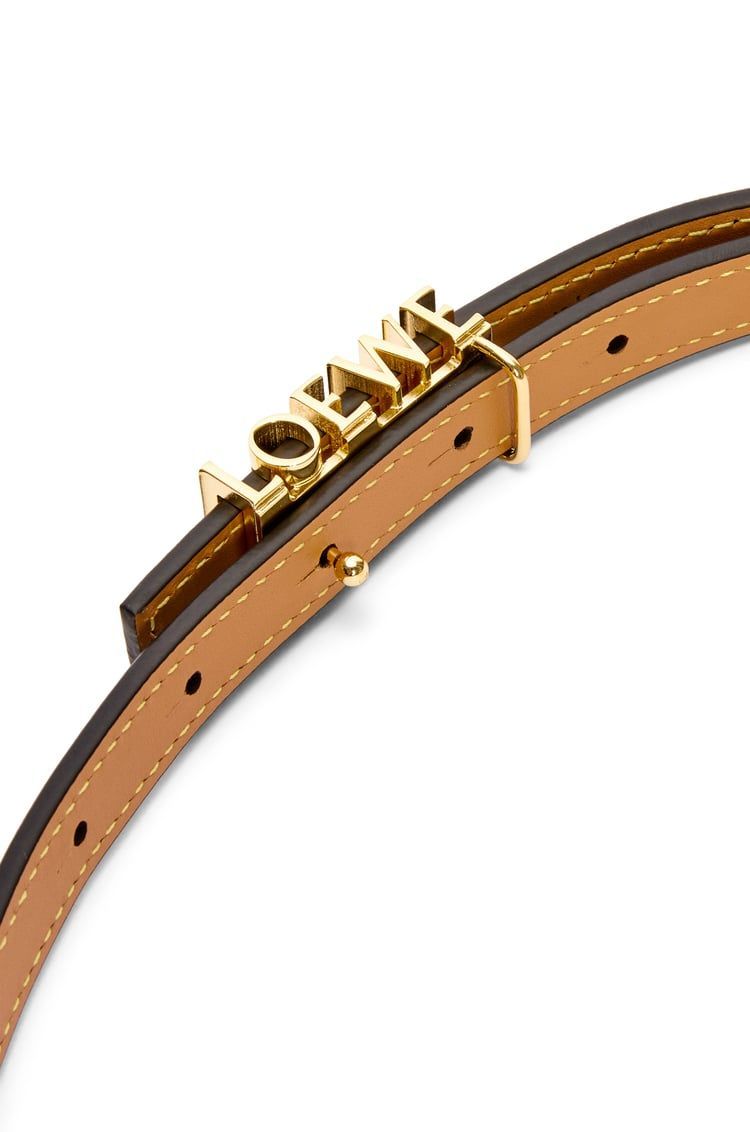 LOEWE graphic belt in classic calfskin